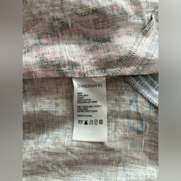 Zimmermann Freja Hanky Hem Dress - Size 1 / 6 / S - Picture 15 of 15